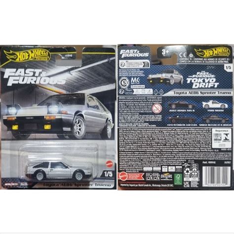 Jual Hot Wheels Premium Fast Furious Tokyo Drift Toyota AE86 Sprinter Trueno Shopee Indonesia