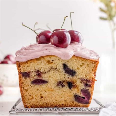 Easy Cherry Loaf Cake Recipe Maple And Thyme