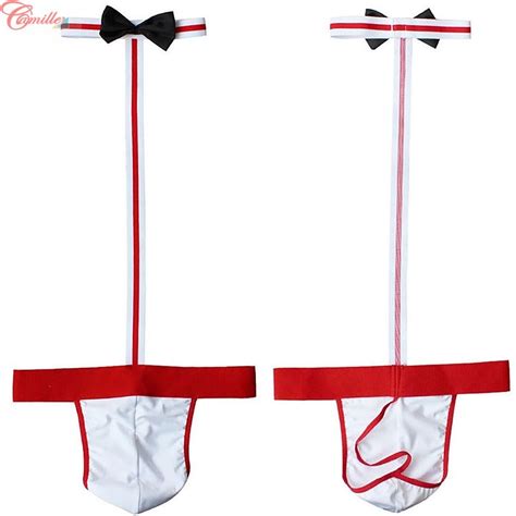 Camille Underwear G String Lingerie Mankini Men Waiter Costume Bodysuit Briefs Shopee Malaysia