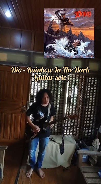 Dio Rainbow In The Dark Guitar Solo Cover Youtube