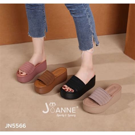 Jual Joanne Sandals Wedges Shoes Jn Pcs Kg Shopee Indonesia