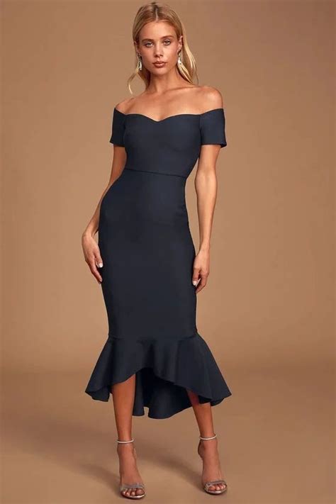 13 Best Navy Blue Dresses For Wedding Guests 2024 Paisley And Sparrow