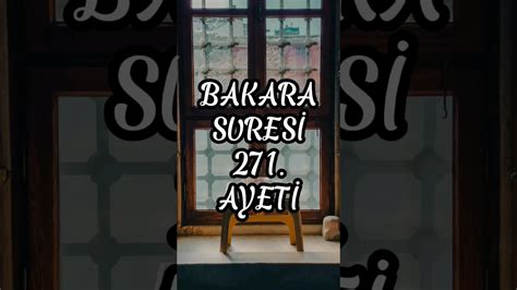 Bakara Suresi Ayeti Kur An Kerim Meali