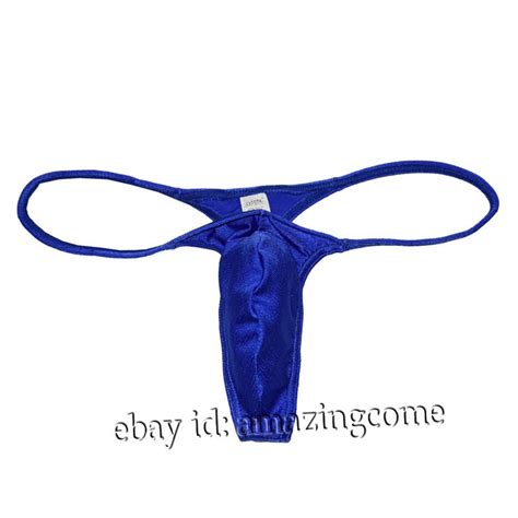 Men S Shiny G String Swim Thong Bikini Underwear Male Jockstrap Tangas