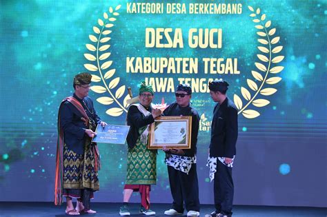 Selamat Desa Wisata Guci Tegal Raih Penghargaan Dari Kemendes Pdtt