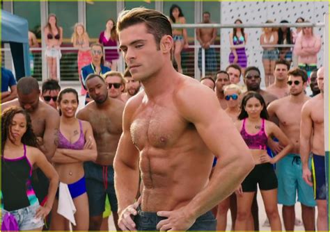 Zac Efron The Rock S Baywatch Trailer Has So Many Sexy Shirtless