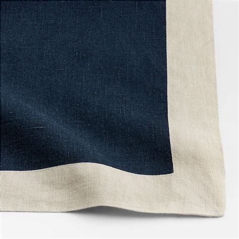 Marin Navy Blue Flag Napkin Crate And Barrel