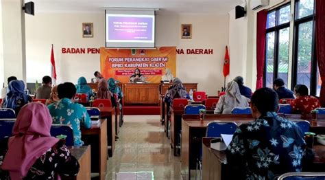 Bpbd Kabupaten Klaten Menggelar Forum Perangkat Daerah Dalam Rangka