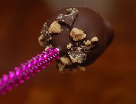 Cookie Dough Truffles On Bling Sticks And Stuffed With Reeses And Oreos