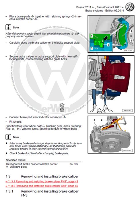 Volkswagen Passat 2011 2015 Repair Manual Factory Manual