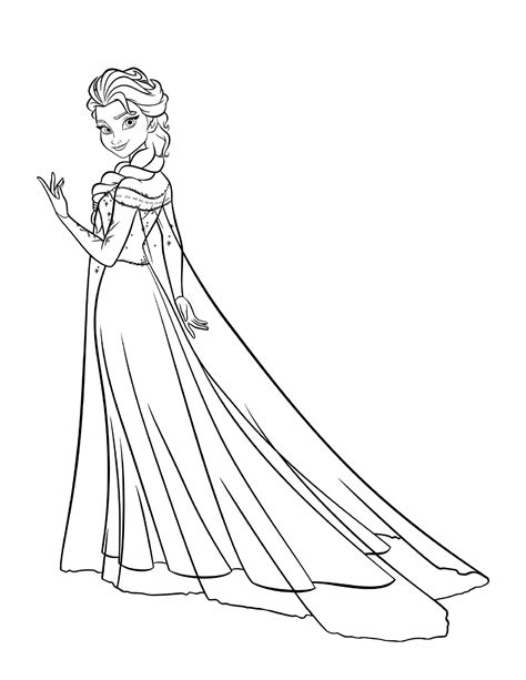 Dessin La Reine Des Neiges A Colorier Et Imprimer Infoupdate Org