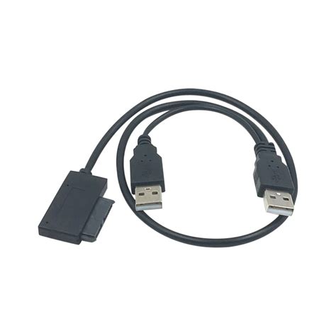 Кабель-преобразователь USB 2,0 для ноутбука Mini Sata II 7 + 6 13pin ...