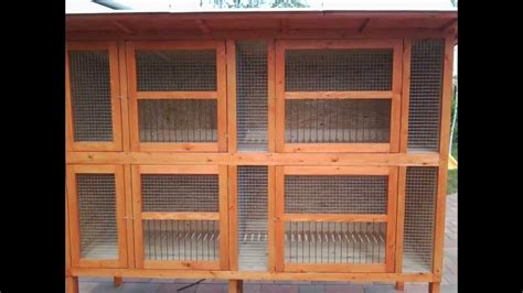 Hobbiasztalos nyúlketrec nyúlház Rabbit hutch - YouTube