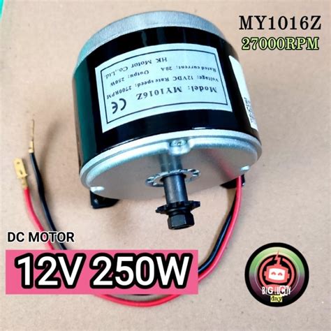 Mesin Dynamo 12v 250w Dc Brushed Motor My1016z 2700rpm Electric Scooter