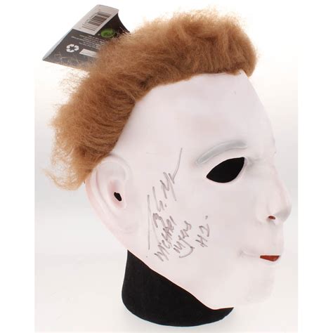 Tony Moran Signed Halloween Michael Myers Mask Inscribed Michael