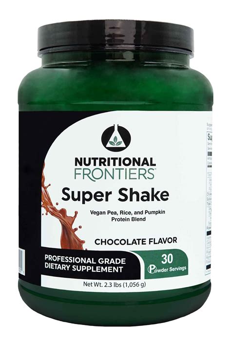 Super Shake – Best Tasting Vegan Chocolate Protein Powder – Nutritional