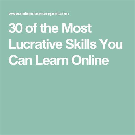 Of The Most Lucrative Skills You Can Learn Online Online Learning