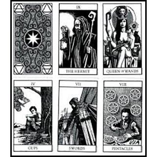 TAROT DECK BIANCO NERO BLACK AND WHITE Daytona Magic Company