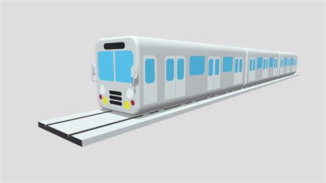 Cartoon Metro Subway Train - Buy Royalty Free 3D model by Philip Storm ...