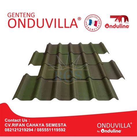 Jual Onduvilla Shaded Green Atap Bitumen Genteng Aspal Indonesia