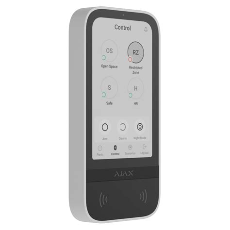 Ajax Keypad Touchscreen Blanc