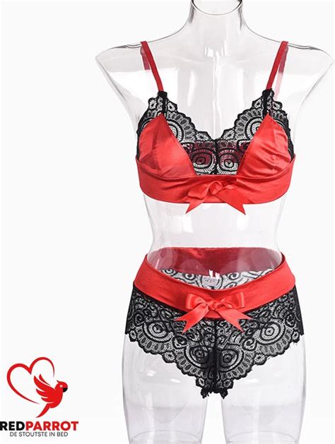 Passionate Flame Lingerie Set BH String Sensueel Erotisch