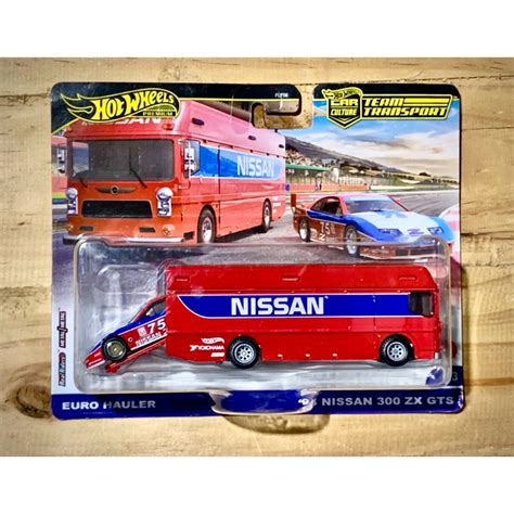 Jual Hot Wheels Team Transport Nissan Zx Gts Euro Hauler Shopee Indonesia