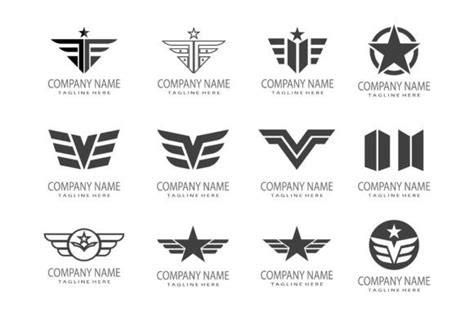 Military Logo Vector Symbol Graphic by Redgraphic · Creative Fabrica