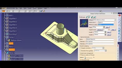 Body In White Biw Part Design In Catia V5 Generative Shape Design