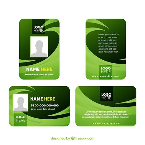id card templates  photoshop techseka