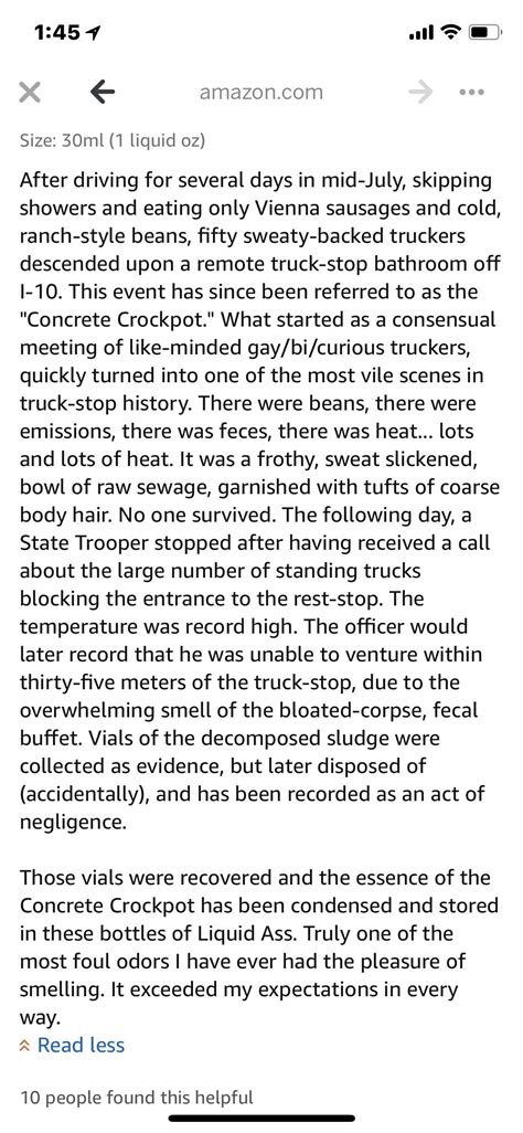 Amazon Review For Liquid Ass Novelty Spray R Funny