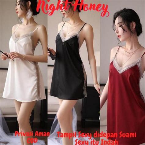 Jual Pakaian Set Linggerie Lingeri Lingerie Set G String Baju Dinas Istri Hitam Kota