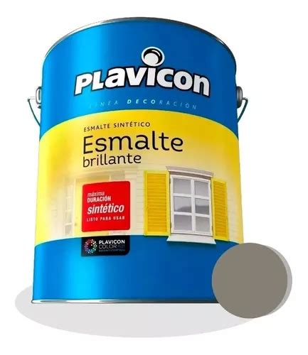 Sintetico Premium Plavicon Gris Espacial Brillante X Lts