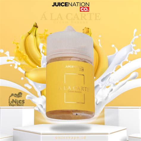 Promo À La Carte Cream Banana 60ML Ala Carte Alacarte Kuning Special