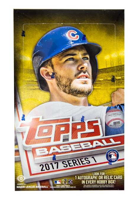 2017 Topps Series 1 Baseball Hobby Box DA Card World