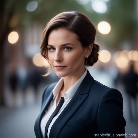 Stylish Lesbian Woman In Suit Stable Diffusion Online