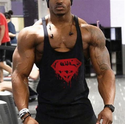 Gyms Workout Sleeveless Shirt Stringer Tank Top Men Bodybuilding