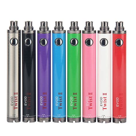 Evod Twist Ii 1300mah Variable Voltage Rechargeable Battery Ease Vape