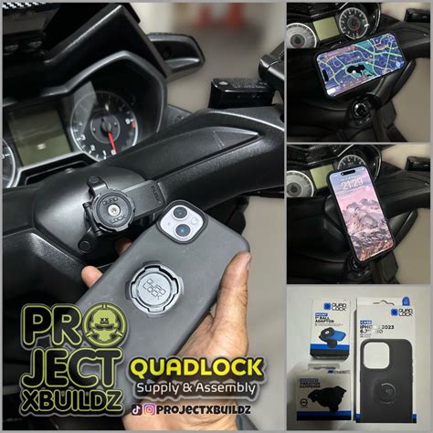 Quadlock For Yamaha Xmax Nmax Aerox Motorcycles Motorcycle