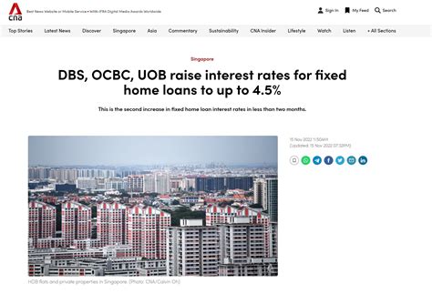DBS, OCBC, UOB Mortgage Rates soar to 4.5% - Will this crash the