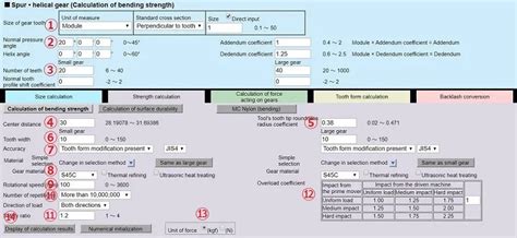 Gear Calculator Online