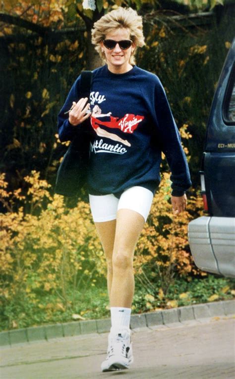 Did Princess Diana Start The Cycling Shorts Trend Kim K Loves