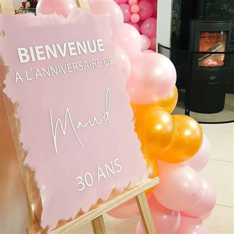 Idée Panneau Bienvenue Anniversaire Idée Déco Anniversaire 20 Ans