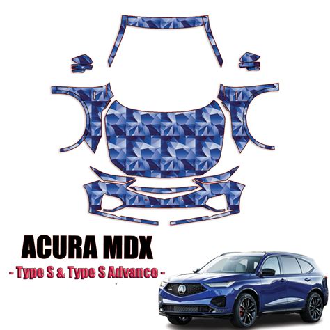 2022 2023 Acura Mdx Type S And Type S Advance Pre Cut Paint Protection Kit Full Front A