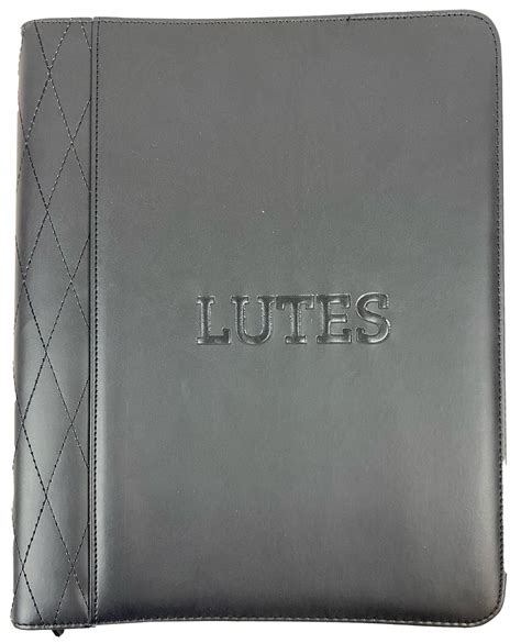 Black Lutes Padfolio Lute Locker