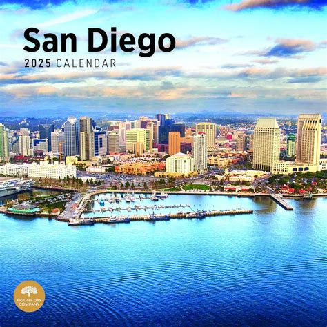 Amazon.com: 2025 San Diego Monthly Wall Calendar by Bright Day, 12 x 12
