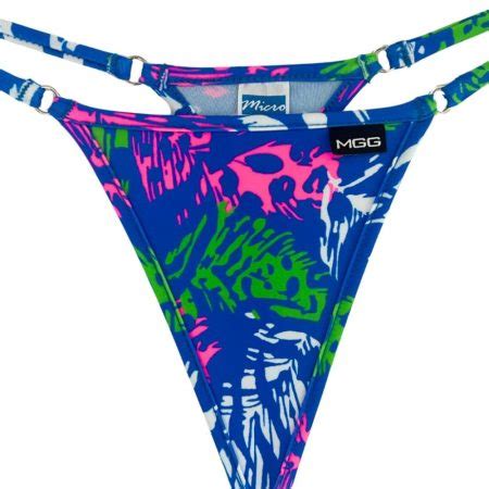 Jungle Feathers Mini Bikini Bottom Micro Gigi
