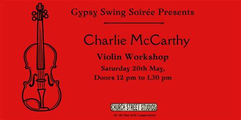 Charlie Mccarthy Violin Workshop Humanitix