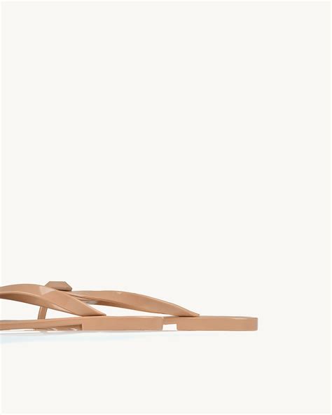 Uza Shoes Flat Jelly Nude Cole O Primavera Ver O