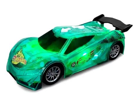 Carrinho Hot Wheels Es Interativos Luzes Sons Verde Frete Gr Tis